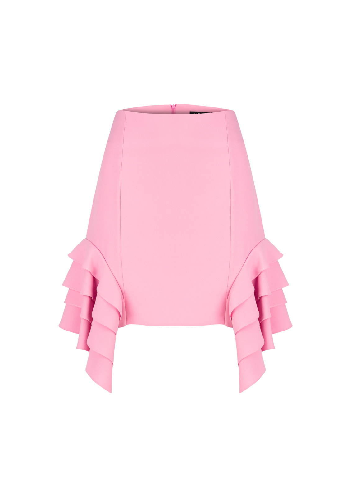 Pink Ruffled Mini Skirt - F.ILKK