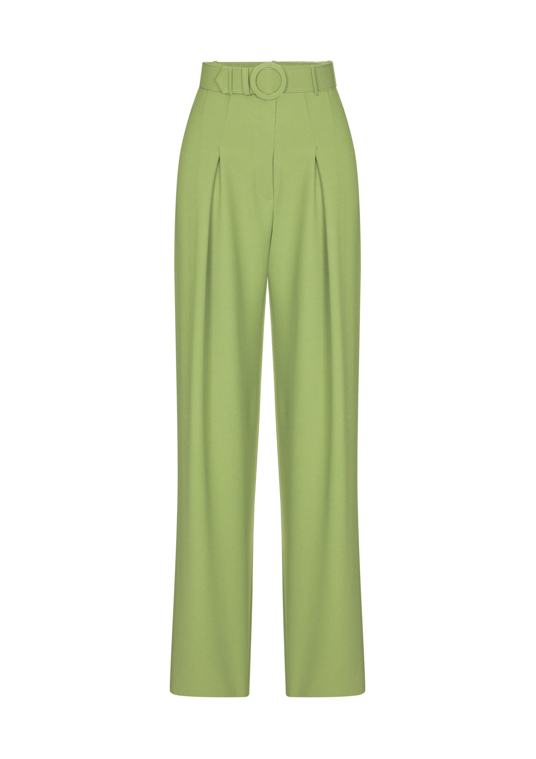 Belted Trousers Green - FILKK